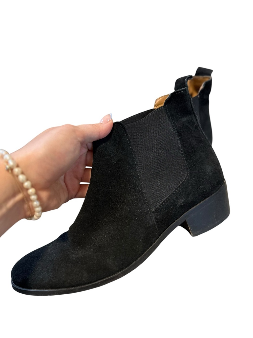 Black Suede Chelsea Boots - Steve Madden